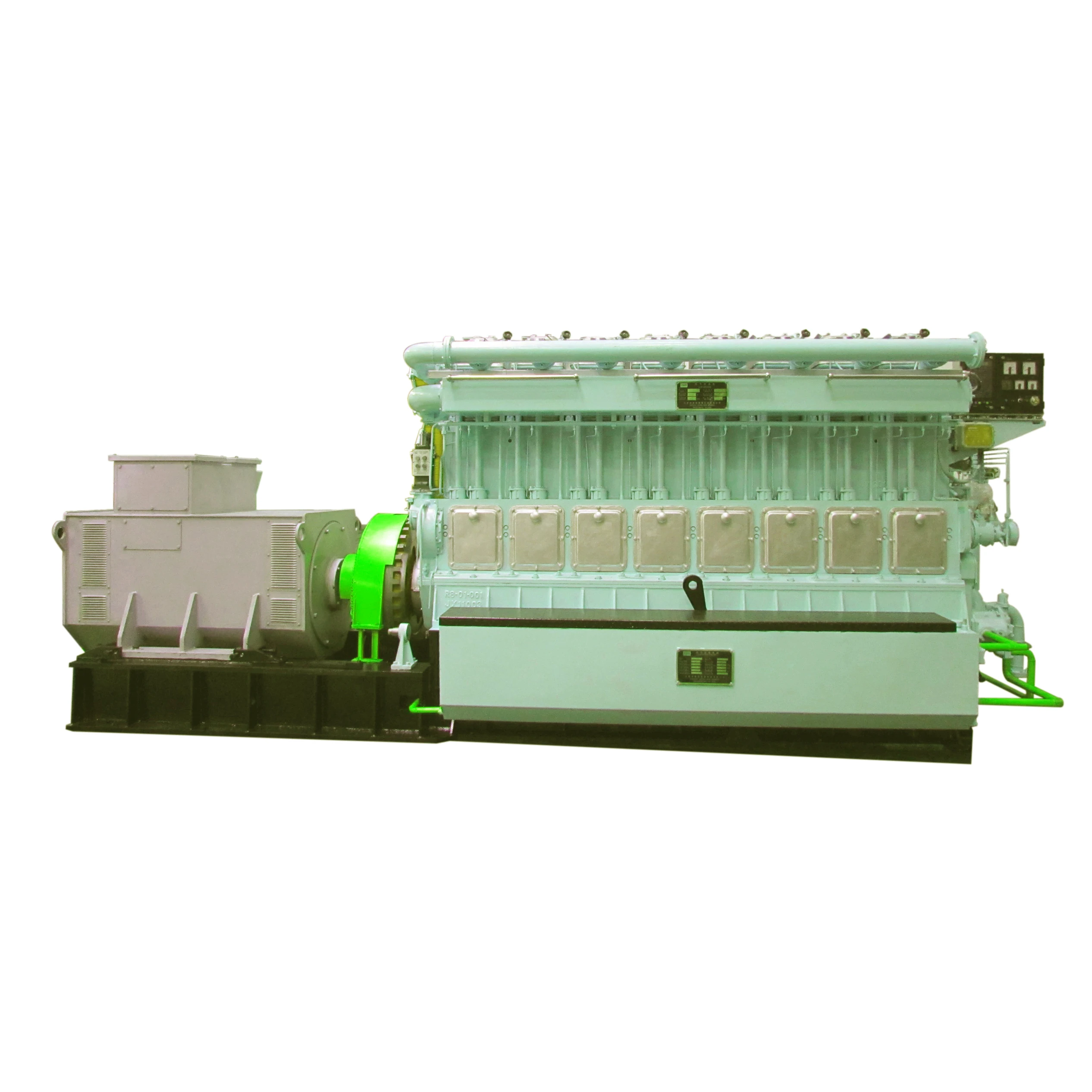 CE ISO Authorized 300 series 500kW Low Speed Producer Gas Generator Set