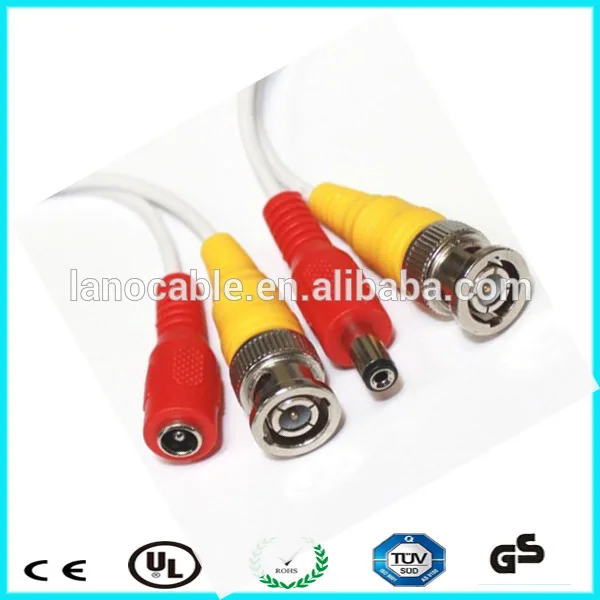 хорошая скорость расширение сплиттер видеонаблюдения постоянного тока кабель для камеры безопасности