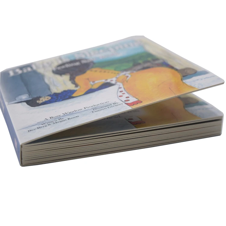 Guangzhou book printing vender hard cover children board book printing services