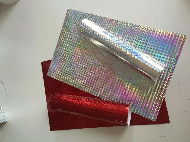 PET antistatic holographic rainbow film foil for car wrap vinyl
