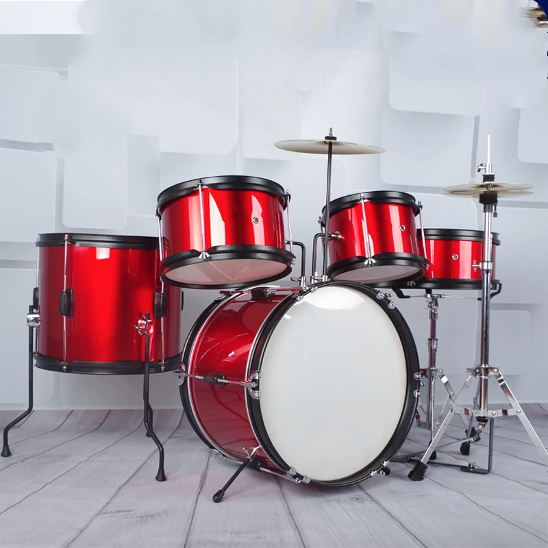 Drum instrument percussion kids musical jazz drum set 5pcs
