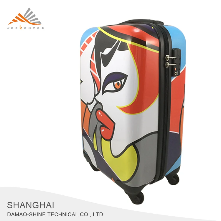 Высокое качество жесткий корпус Пароль замок багажная сумка на колесах