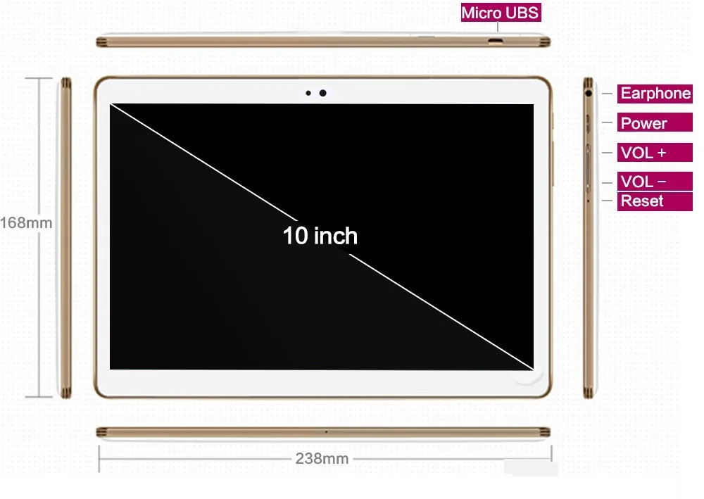 
10.1 inch tablet brand new wifi tablet pc without sim card slot, best 10 inch android tablets factory wholesale 
