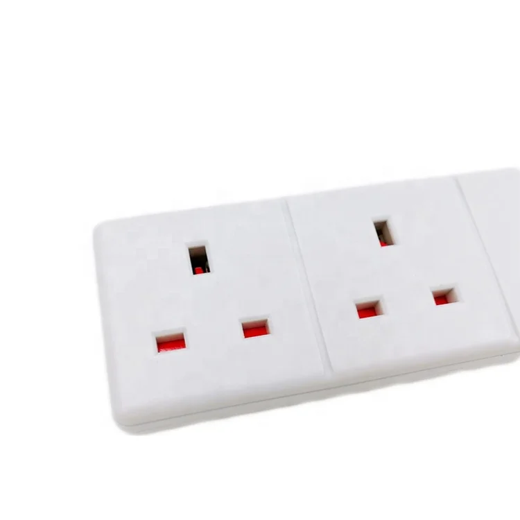 13A fuse uk standard 2 gang extension lead