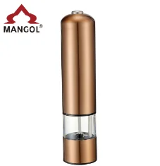 Battery Electric Operated Spice Adjustable Electric Salt and Pepper Mill in Colors