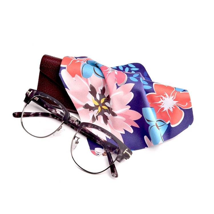 Double Sides OEM Microfiber Cleaning Cloth Cleaner For Eyeglass