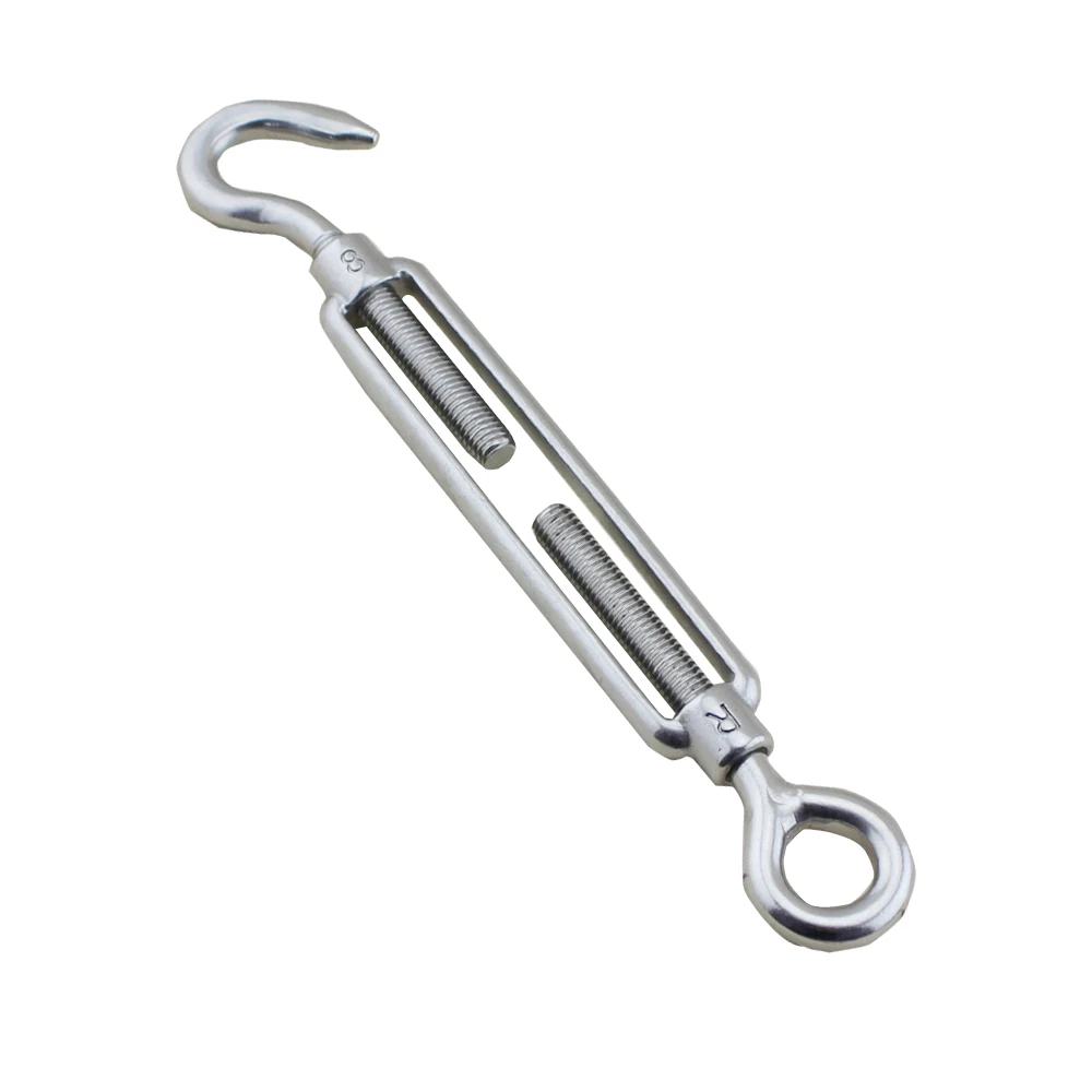 hardware stainless steel Wire rope fitting Turnbuckle Hook and hook end