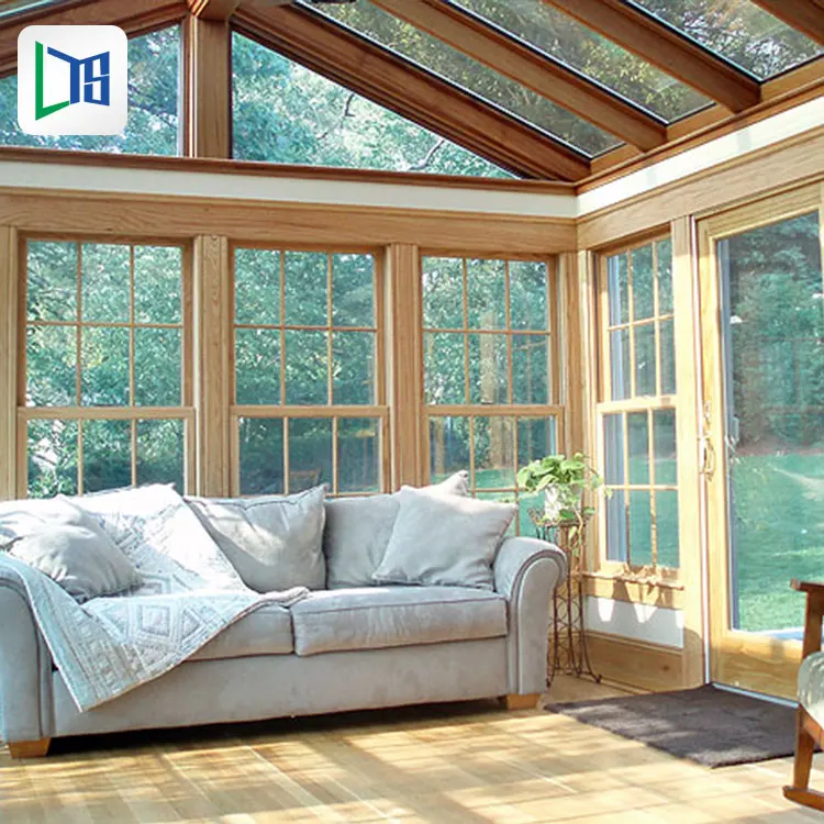 aluminum alloy garden house homely house prefab glass conservatory double storey glass extension