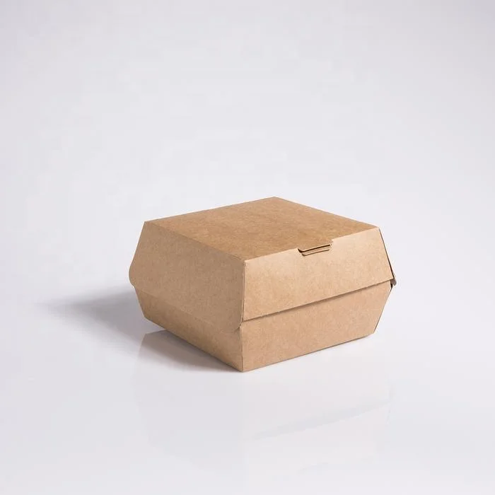 Custom Printed Disposable Mini Paper Food Grade Packaging Burger Box Food Box Paper