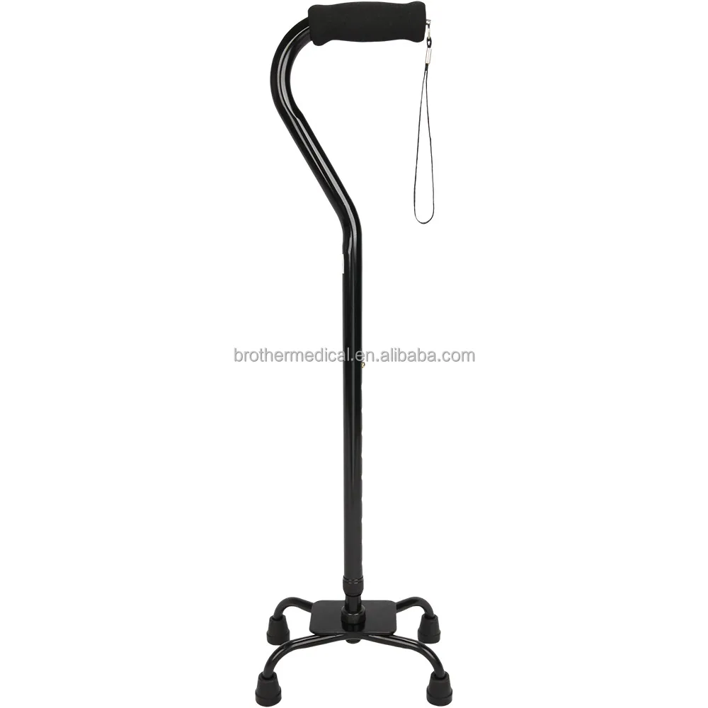 Lightweight anodized aluminum folding 4 sections white cane blind cane for blind for sale