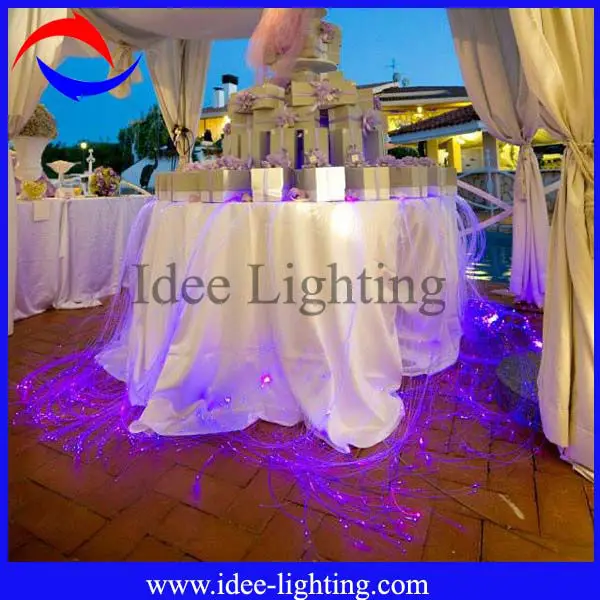 LED fiber optic wedding table decoration
