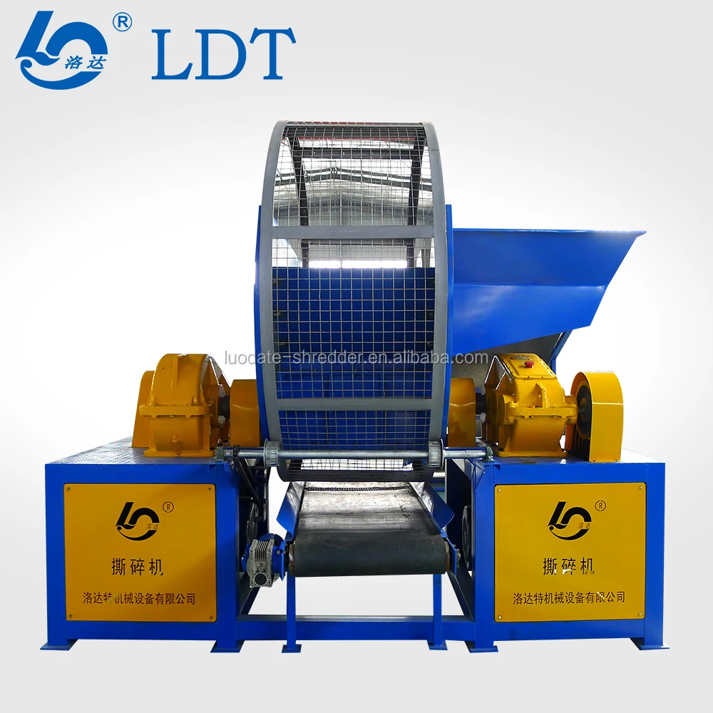 Using for Wide Rubber Tires Crusher Shredder Processing Recycling Machines