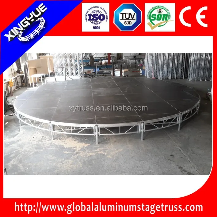 Циркуляр алюминия prtable этапе круглая сцена для свадьбы