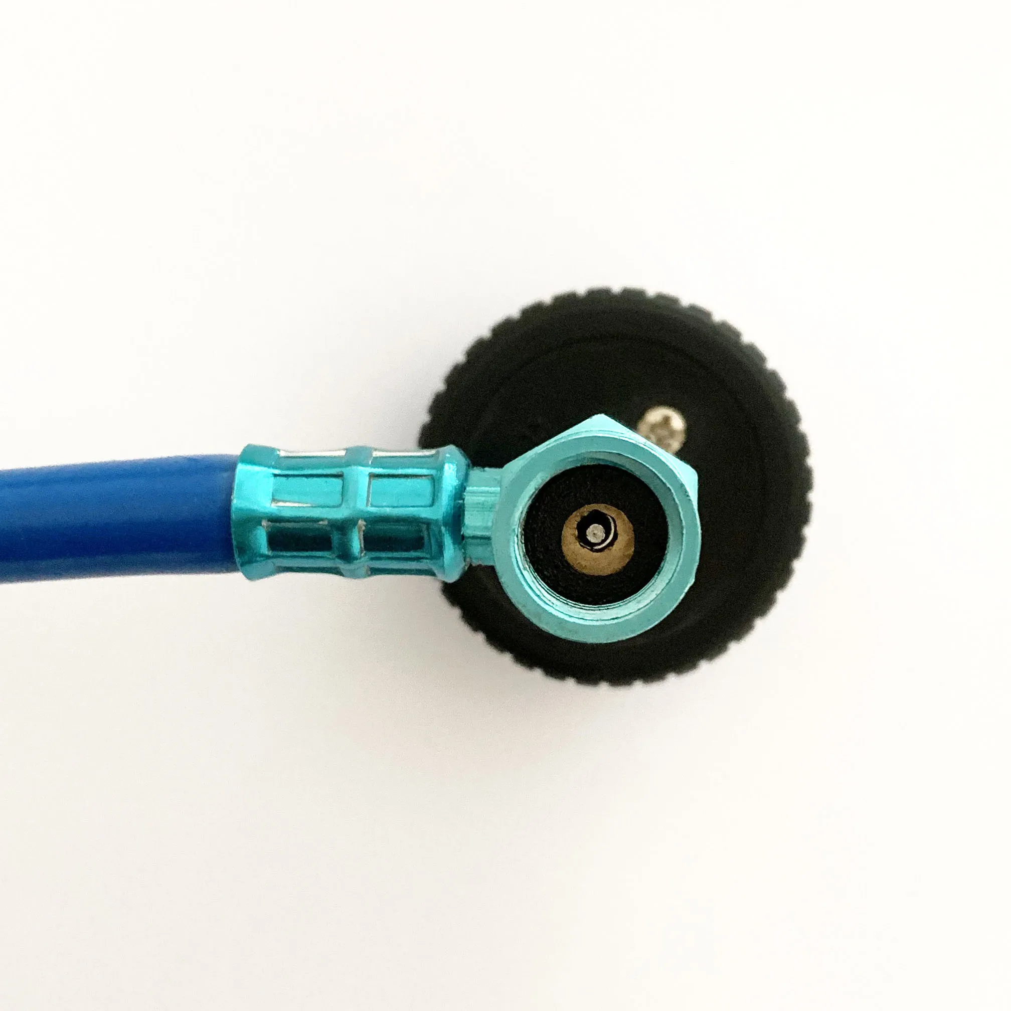 R134a Recharge Hose R134A Car AC Refrigerant Charge Hose Kit Recharge Hose with Gauge,A/C 1/2 Recharge Measuring Kit Can