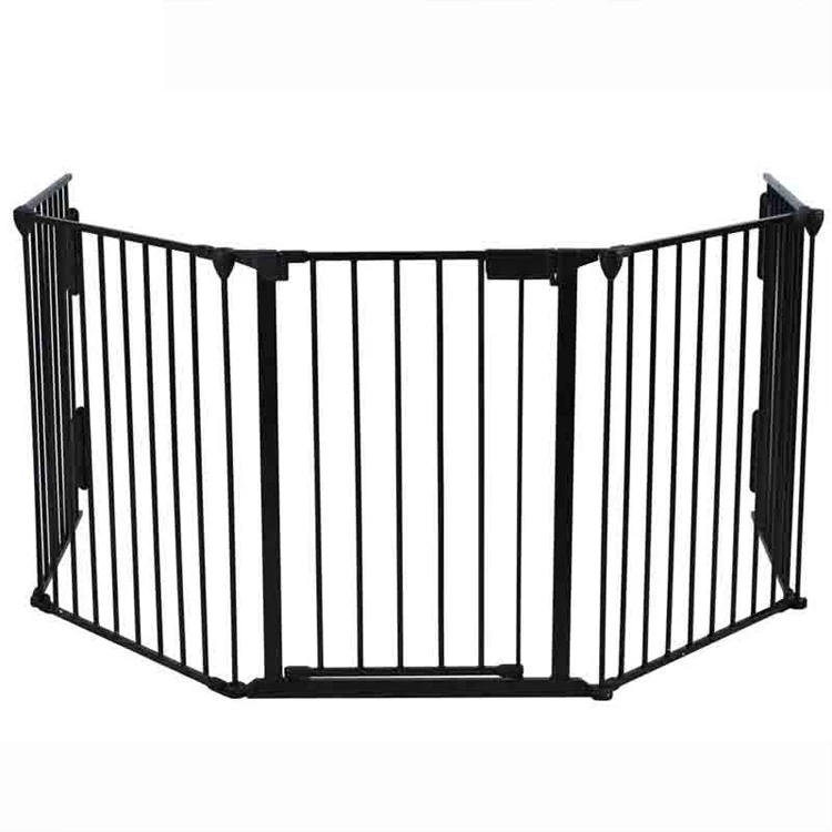 Cusrom portable large long baby fence indoor outdoor baby proof gate fence baby safety fence for dogs