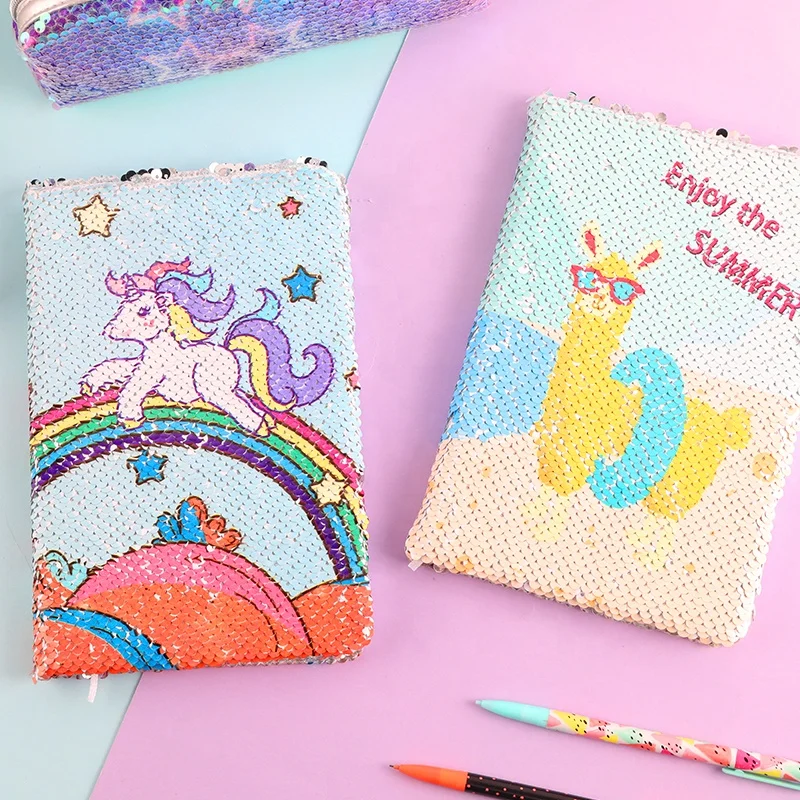 Promotion llama Cactus A5 Sequined Hardcover Notebook
