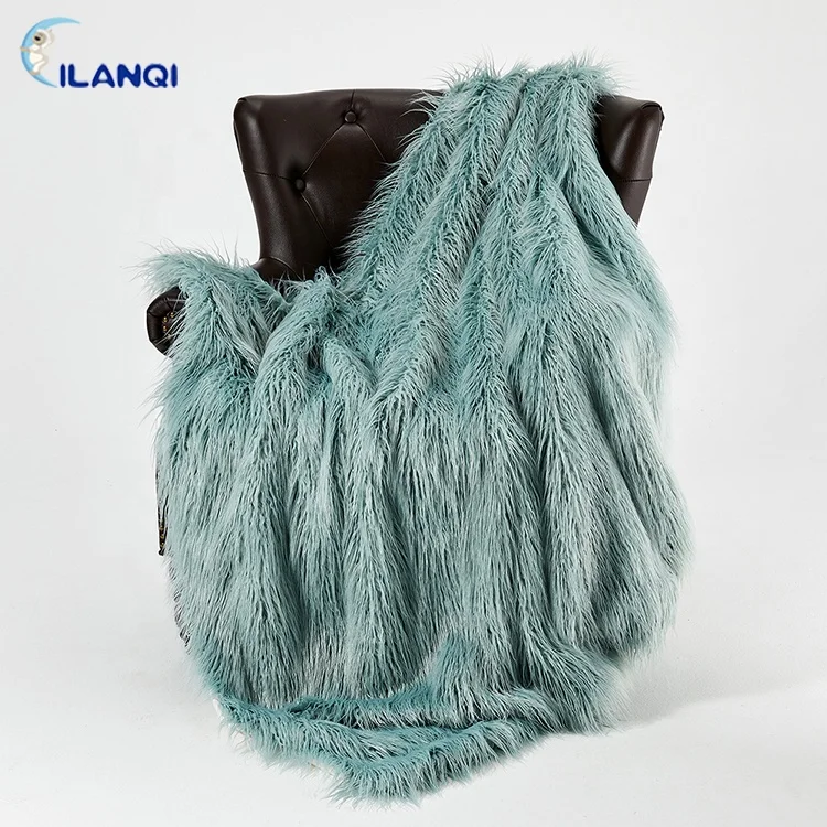 100% polyester pink PV plush blanket mongolian lamb fur blanket Pink Sherpa Blanket