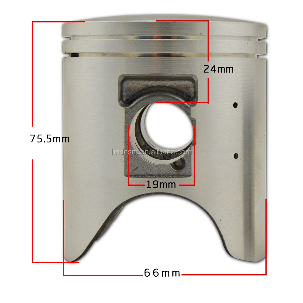 250CC STD 66MM PIN 19MM Aluminum Motorcycle Piston for HONDA CRM 250