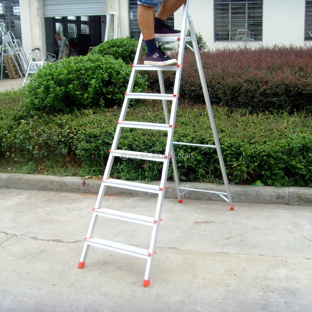 aluminum folding 8 step ladder EN131/CE / China Ladders