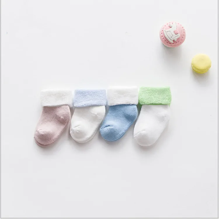 Детский хлопок пробки зимние носки