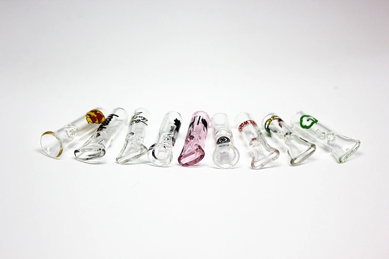 Best selling customize rolling paper tip glass filter tip smoking pipe
