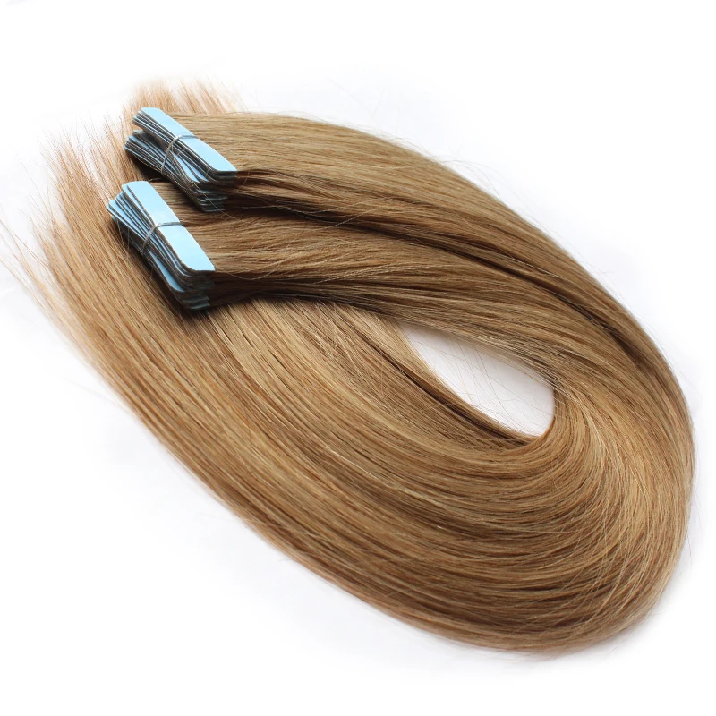 
Professional Factory Wholesale Double Drawn Russian Remy Human Hair Tape Hair Extensions 