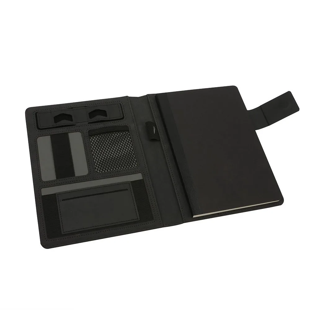 Custom Newest A4 A5 A6 A7 Leather Canvas Portfolio Folder For Ipad And PU Diary&Journal PU Leather Notebook