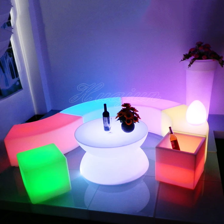 2021 Huajun PE material Hight Quality Colorful LED cube