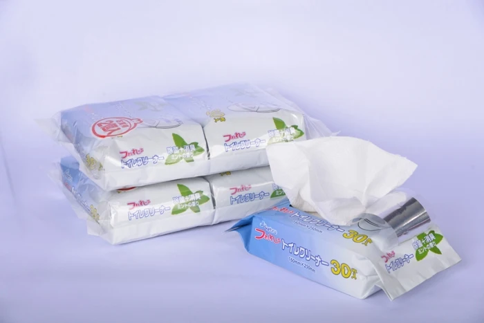thick Japanese sanitary biodegradable toilet cleaning flushable wet wipes 30sheets/ pack x 1P