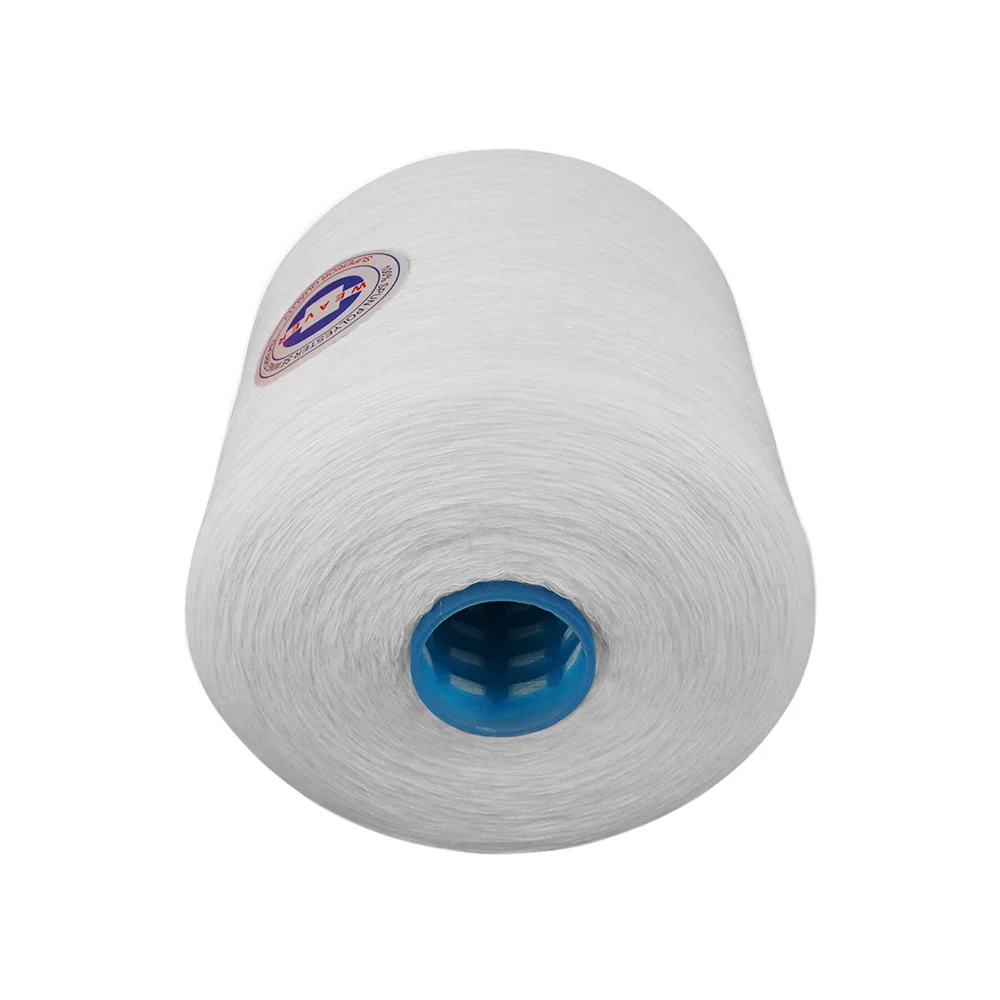 spun polyester yarn high tenacity lines and polyester sewing threads 40/2/3