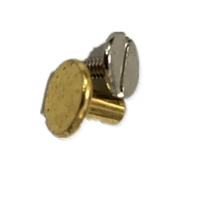 Gold color hot sale metal book screw Chicago Binding Screws