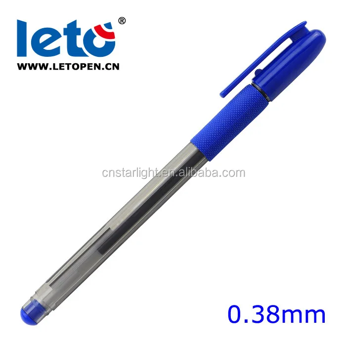 Leto GP-5932 Ultra Micro & Extra Fine Point -0.38mm-smooth,black blue red gel pen