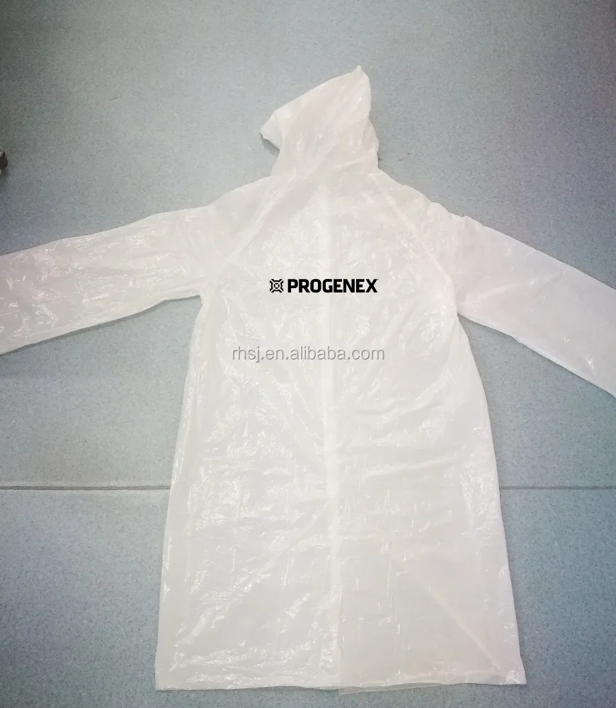 Wholesale PE disposable lab coat visitor protect coat