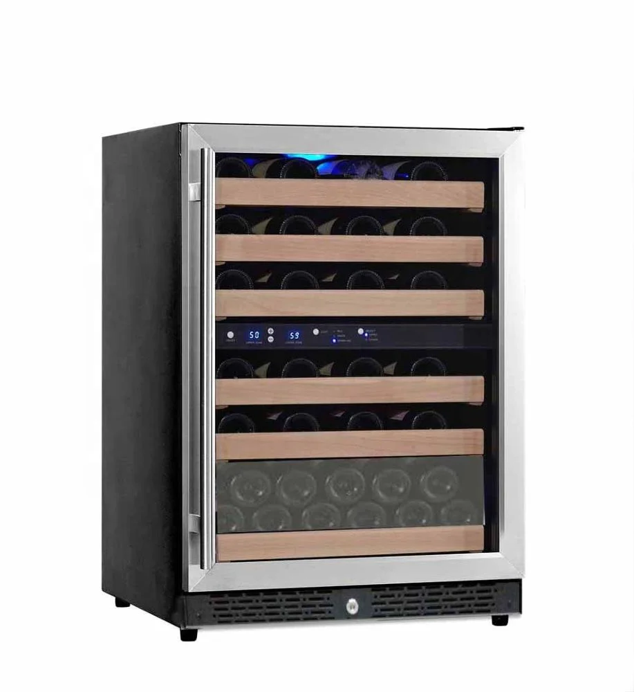 
built in dual zone wine cooler refrigerator 
