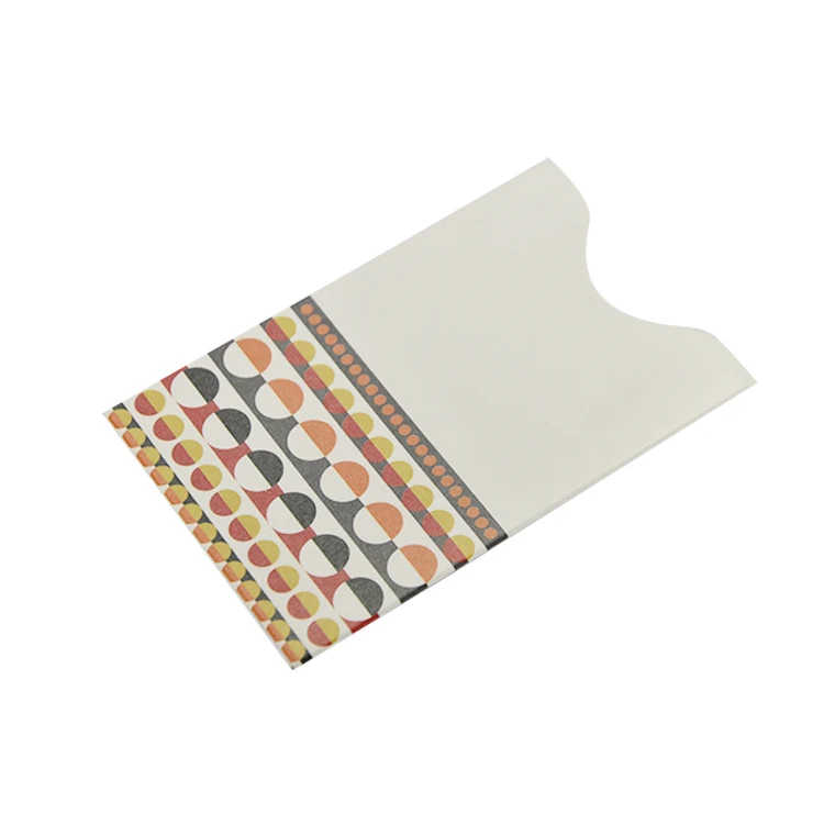 Aluminum Paper Credit Card RFID Blocking Card Sleeves RFID Blocking Sleeve Protectors