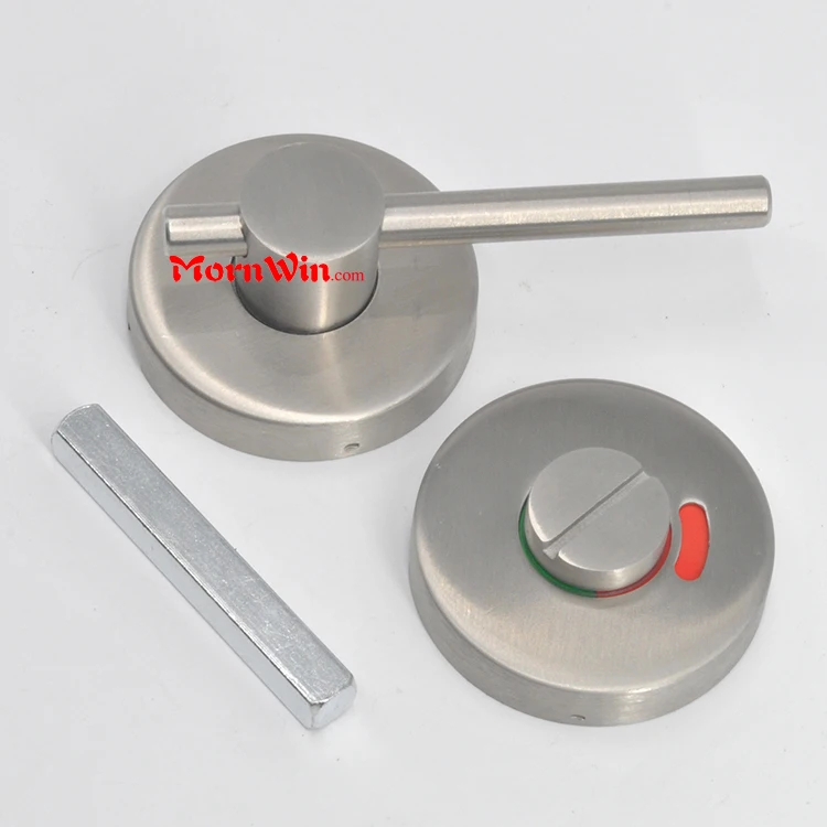 high quality stainless steel bathroom door indicator lock