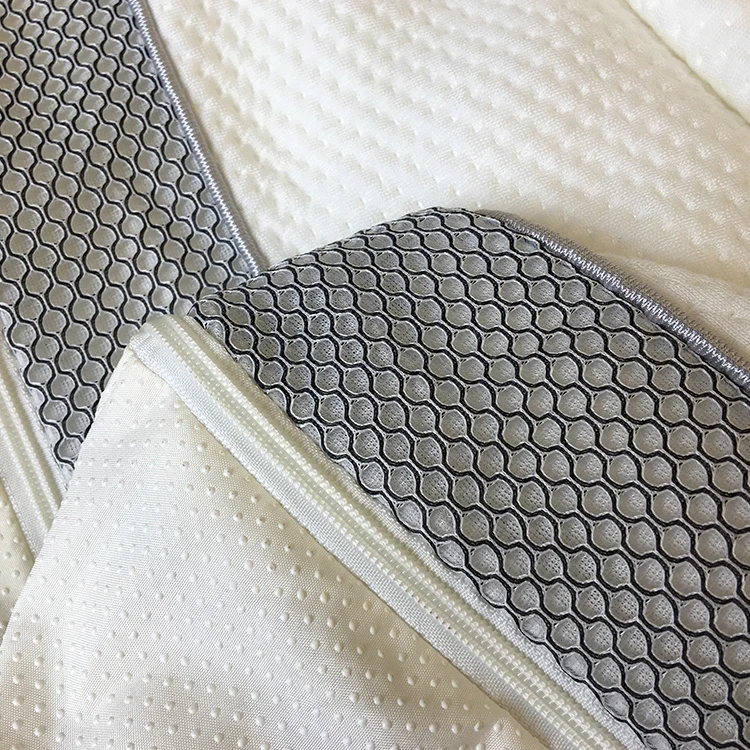 Anti Dust Mite Waterproof FLVCDT004 soft feeling 100%poly knitting fabric quilted fireproof mattress  fabric