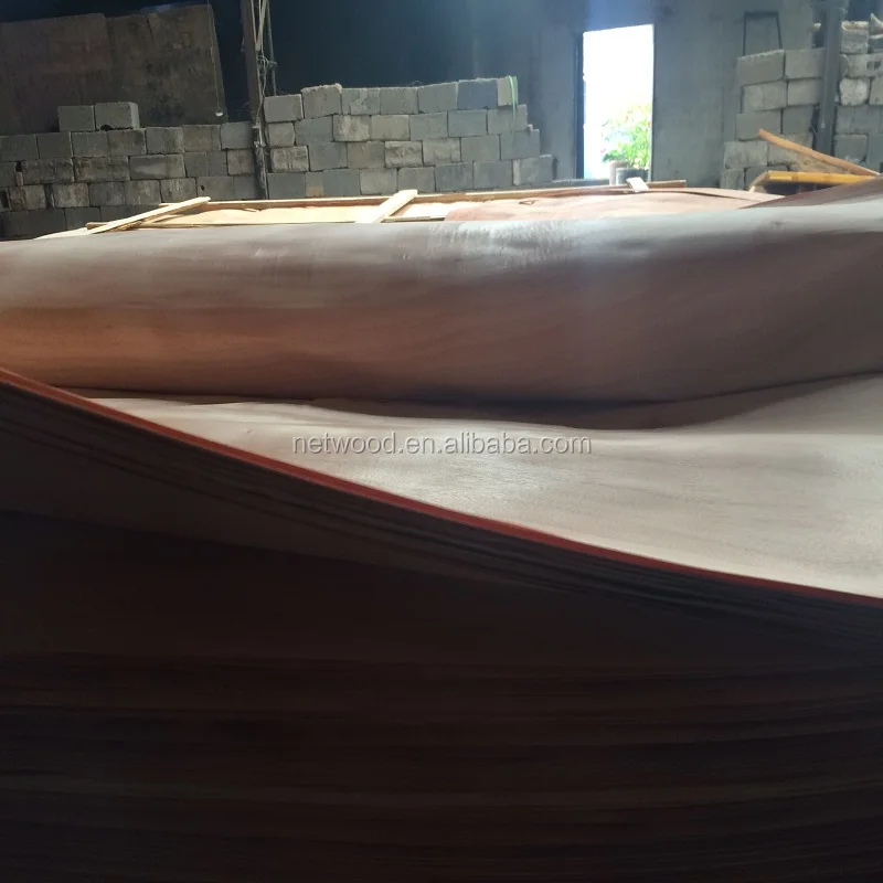 African Sliced Face wood veneer africa Sliced Okoume Veneer for AAA