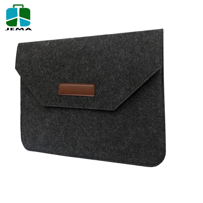 Новое поступление дизайнерский черный фетровый чехол для ноутбука 13