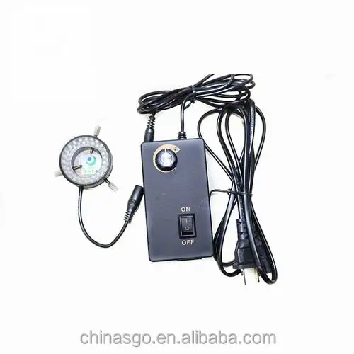 48 LED Ring Light Illuminator Microscope 4 Zone Camera