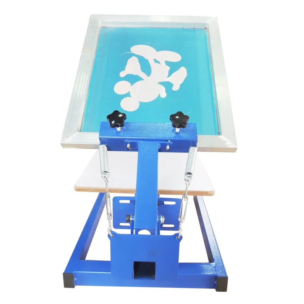 NS101-M 1 color 1 station manual digital offset screen printing press machine for cloths