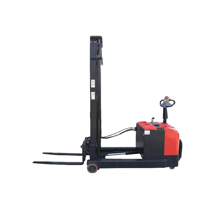 Small pallet stacker truck fully automatic walkie electric pallet truck stacker