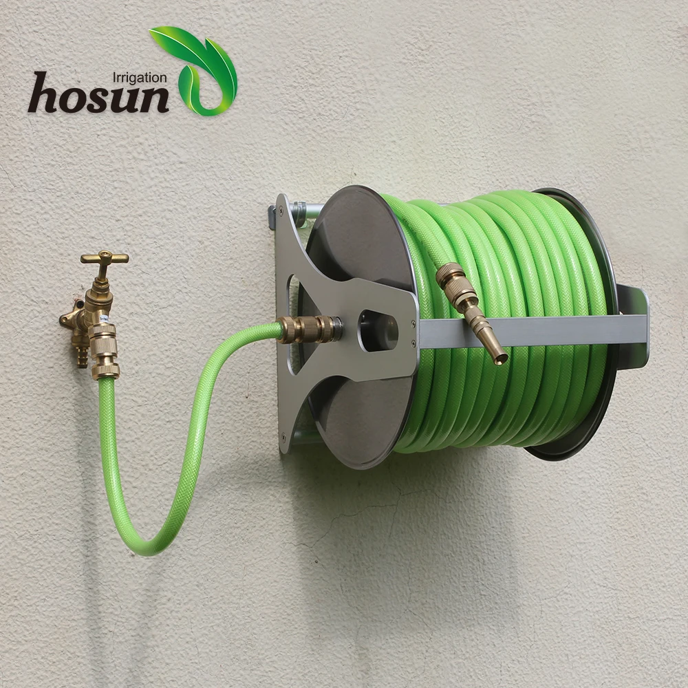 Perfect design 1 inch vacuum hydraulic high pressure air garden water hose reel