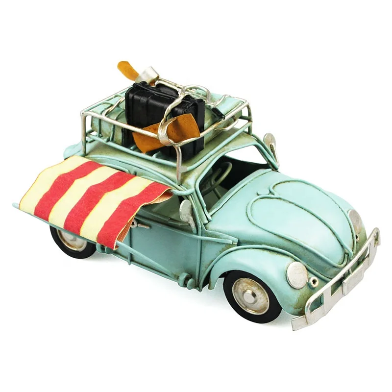 Vintage Car Models (7109A) Iron Metal Crafts For Home Decor Gifts Handmade Retro Model Car