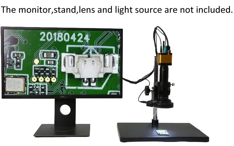Professional factory supply USB 2.0 HD MI Industrial Camera Monocular Cheap Electron Microscope Price VMS2M35-M