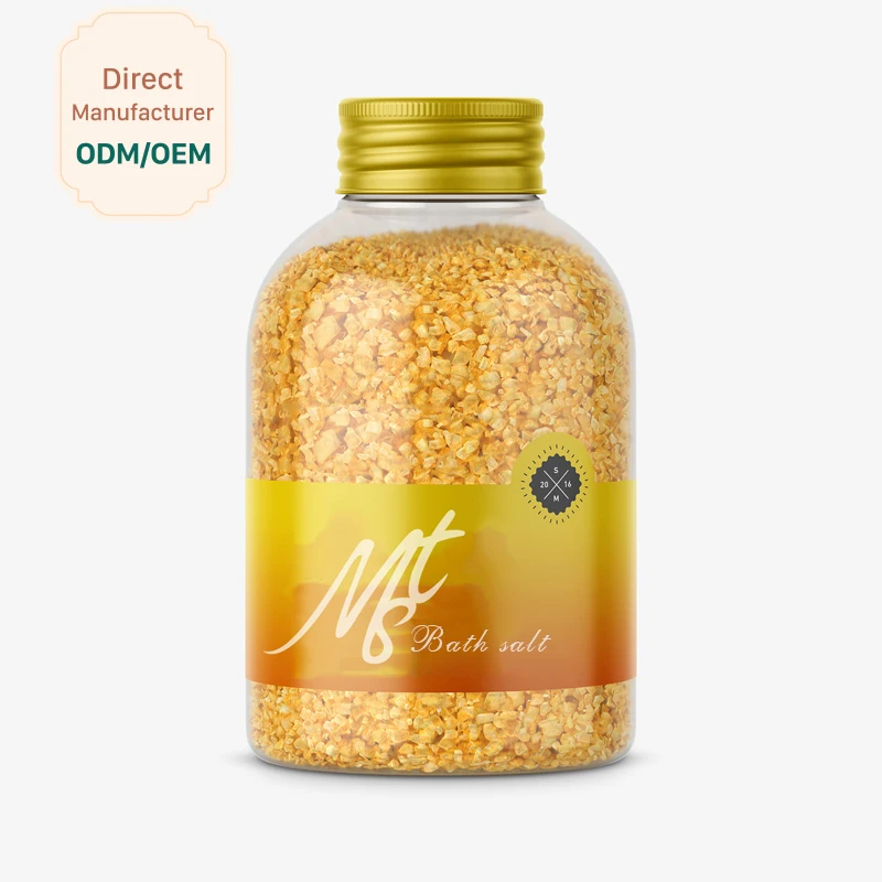 
OEM Private Label Exfoliating Dead Sea Salt Spa Bath Salt Gift Manufacturer 