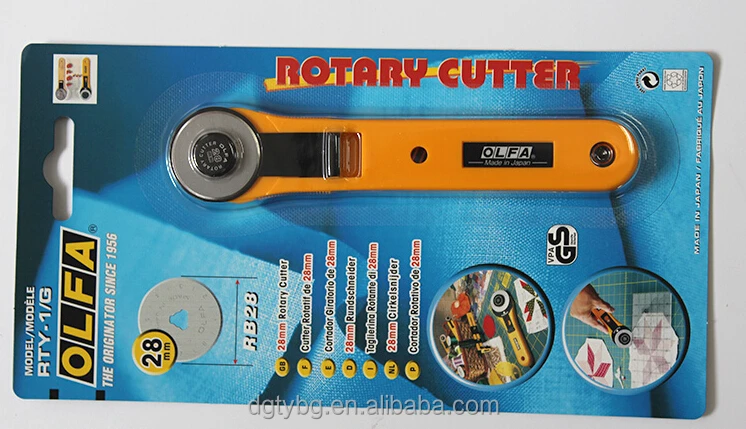 OLFA RTY-1/G 28mm Small Rotary Cutter rotating blade fabric cutter