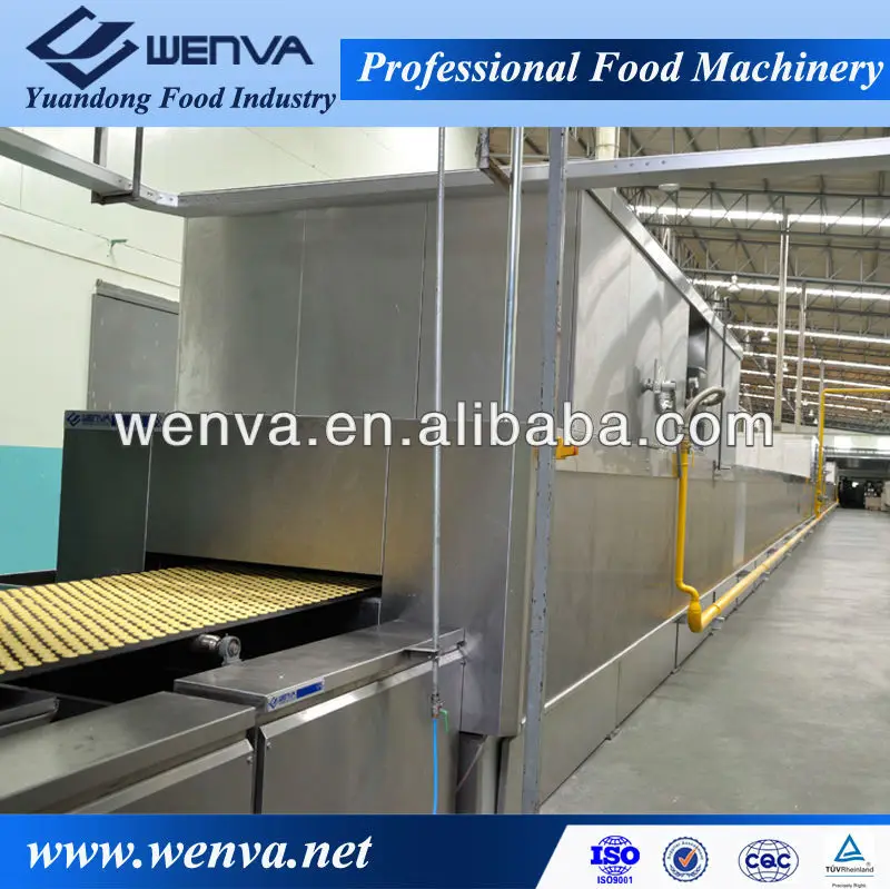 
Hybrid Gas Tunnel Baking Oven For Biscuit Factory 