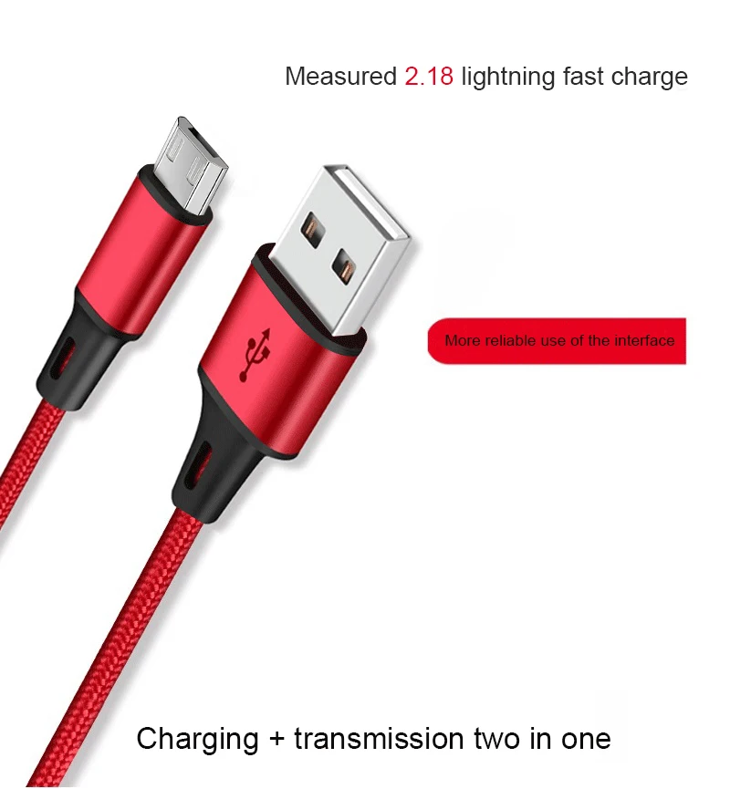 
Micro USB Fast Data Sync Charging Cable For Samsung s7 s6 