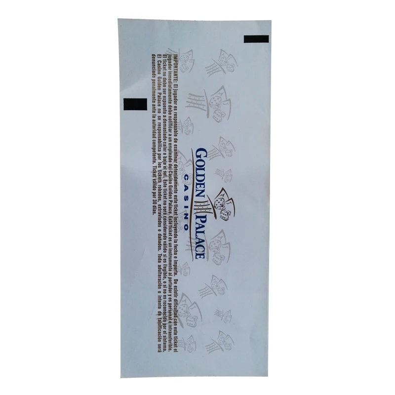 Wholesale cheap high quality slot game ticket paper